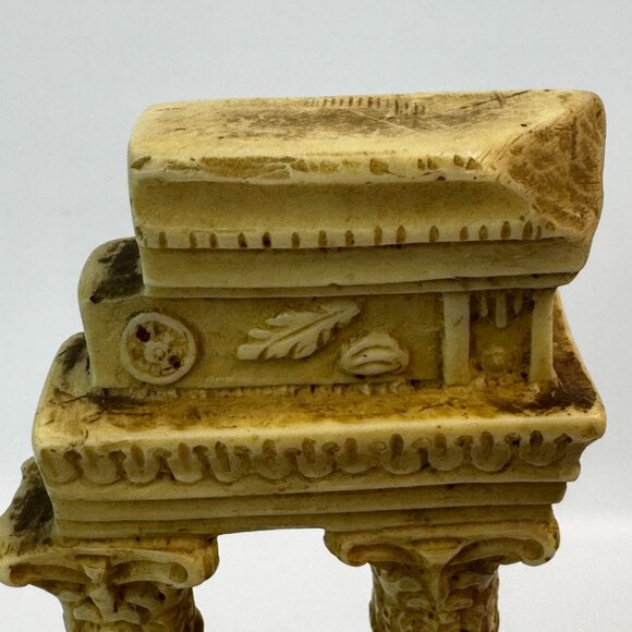 Temple of Vespasian Italian Column Statue Resin Marble base made in Italy - Picture 15 of 15